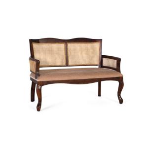 Canapé banquette 2 places en bois d’acacia