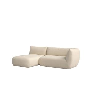 Canapé beige avec chaise longue à gauche 250 x 148 cm