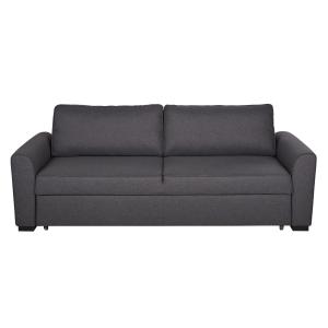 Canapé convertible 3/4 places gris foncé
