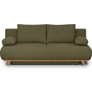 Canapé convertible 3 places avec coffre en tissu chenille v…