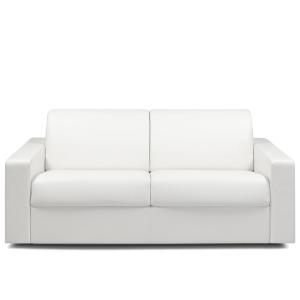 Canapé convertible 3 places blanc L140cm