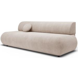 Canapé convertible 3 places, Chenille, Beige clair