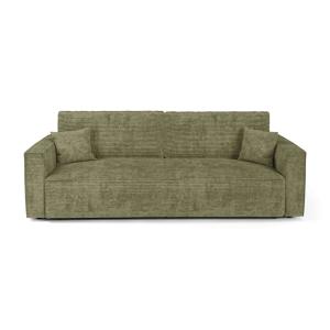 Canapé convertible avec coffre 4 places en velours côtelé v…