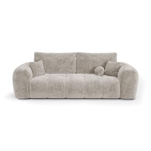 Canapé convertible avec coffre 4 places en velours gaufré t…