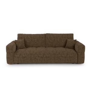 Canapé convertible avec coffre 4 places en velours texturé…