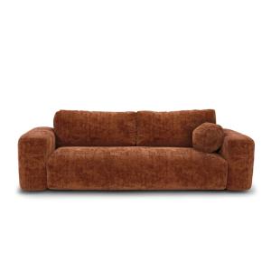 Canapé convertible avec coffre 4 places en velours texturé…