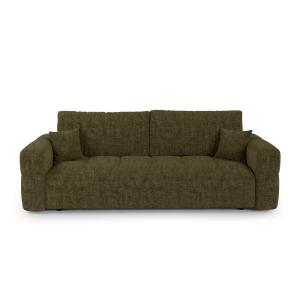 Canapé convertible avec coffre 4 places en velours texturé…