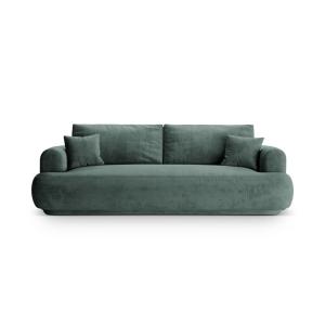 Canapé convertible avec coffre de rangement 3 places velour…