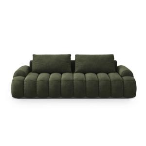 Canapé convertible avec coffre de rangement 4 places en vel…