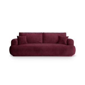 Canapé convertible box de rangement 3 places tissu structur…