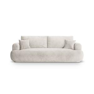 Canapé convertible coffre de rangement 3 places tissu struc…
