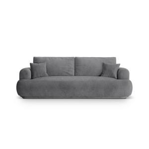 Canapé convertible coffre de rangement 3 places tissu struc…
