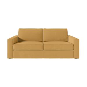 Canapé convertible couchage 140x190cm matelas 17cm tissu ja…