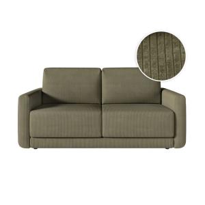 Canapé convertible couchage 140x190cm - matelas 17cm velour…