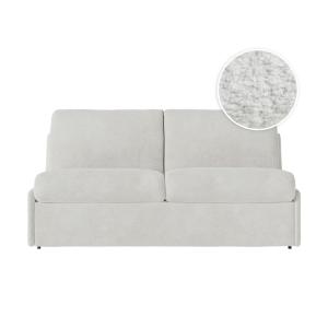Canapé convertible couchage 140x190cm tissu bouclette matel…
