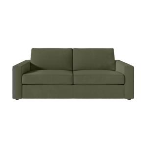 Canapé convertible couchage 160x190cm matelas 17cm tissu ve…