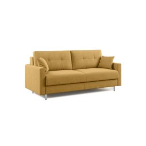 Canapé convertible en microfibre détachable 208 cm jaune
