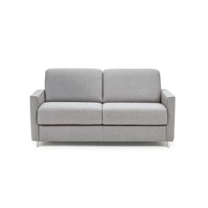 Canapé convertible en tissu gris, matelas 160x196 épaisseur…