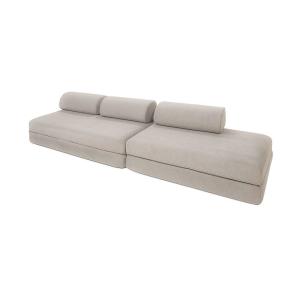 Canapé convertible et modulable 5 places en tissu imperméab…