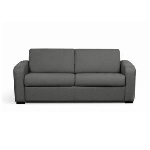 Canapé convertible express 3 places en tissu gris foncé - 1…