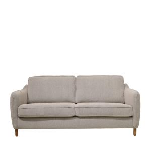 Canapé convertible express 3 places en tissu - Naturel chin…