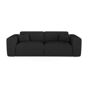 Canapé convertible express dunlopillo 140cm tissu anthracit…