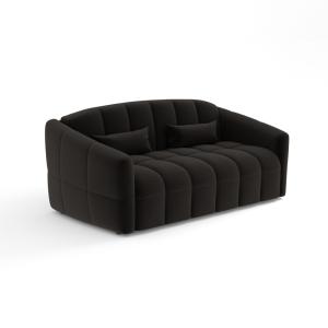 Canapé convertible express matelas bouclette anthracite fon…