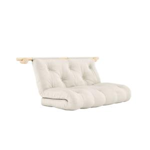 Canapé convertible futon lin HOOKED