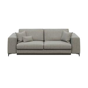 Canapé convertible gris clair 3 places