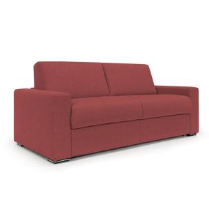 Canapé convertible matelas H20 200 cm rouge