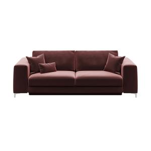 Canapé convertible rose 3 places