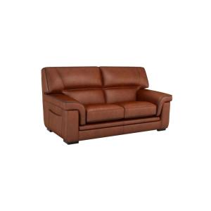 Canapé cuir 2 places whisky