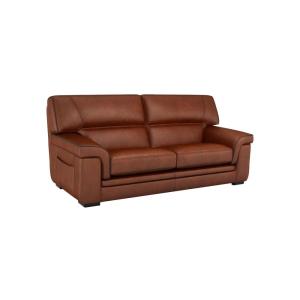 Canapé cuir 3 places whisky