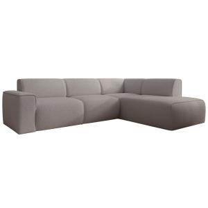 Canapé d’angle avec dossier sur la méridienne droite, taupe…
