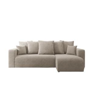 Canapé d'angle convertible 4 places en tissu anti tâche bei…