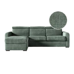 Canapé d'angle convertible couchage 140x190cm en tissu chen…