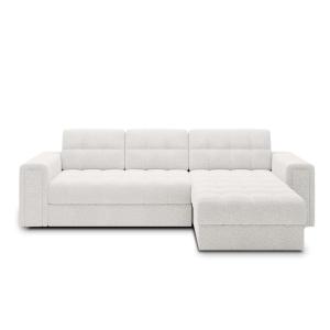 Canapé d'angle convertible réversible 3 places en bouclette…