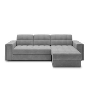 Canapé d'angle convertible réversible 3 places en velours g…