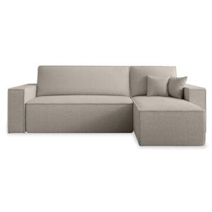 Canapé d'angle convertible réversible 4 places en bouclette…