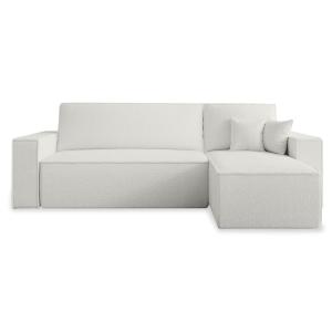 Canapé d'angle convertible réversible 4 places en bouclette…
