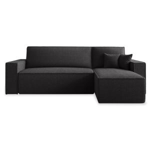 Canapé d'angle convertible réversible 4 places en bouclette…