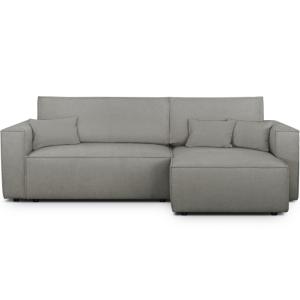 Canapé d'angle convertible réversible 4 places en tissu che…