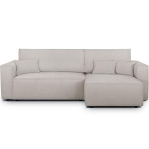 Canapé d'angle convertible réversible 4 places en tissu che…