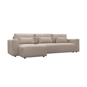 Canapé d'angle convertible réversible 5 places velours côte…