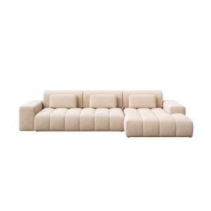 Canapé d'angle droit beige
