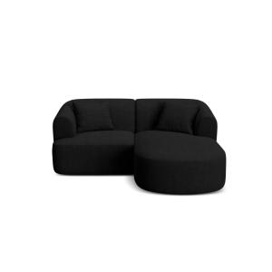 Canapé d'angle droit modulable 3 places en tissu structurel…