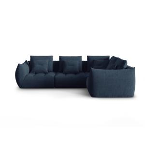 Canapé d'angle droit modulaire 3 places en tissu structurel…
