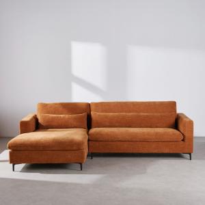 Canapé d'angle gauche 4/5 places avec têtières relevables e…