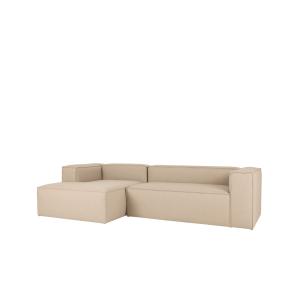 Canapé d'angle gauche 4 places couleur beige 250x175cm