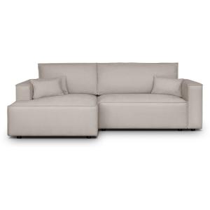 Canapé d'angle gauche convertible 3 places - tissu chenille…